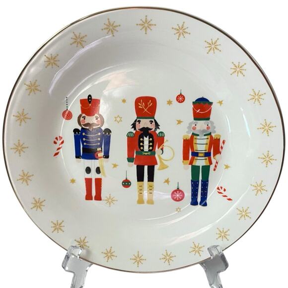 Holiday Style Single Nutcracker Christmas Dinner Plate 9.5 Inch NEW Replacement - Picture 1 of 14